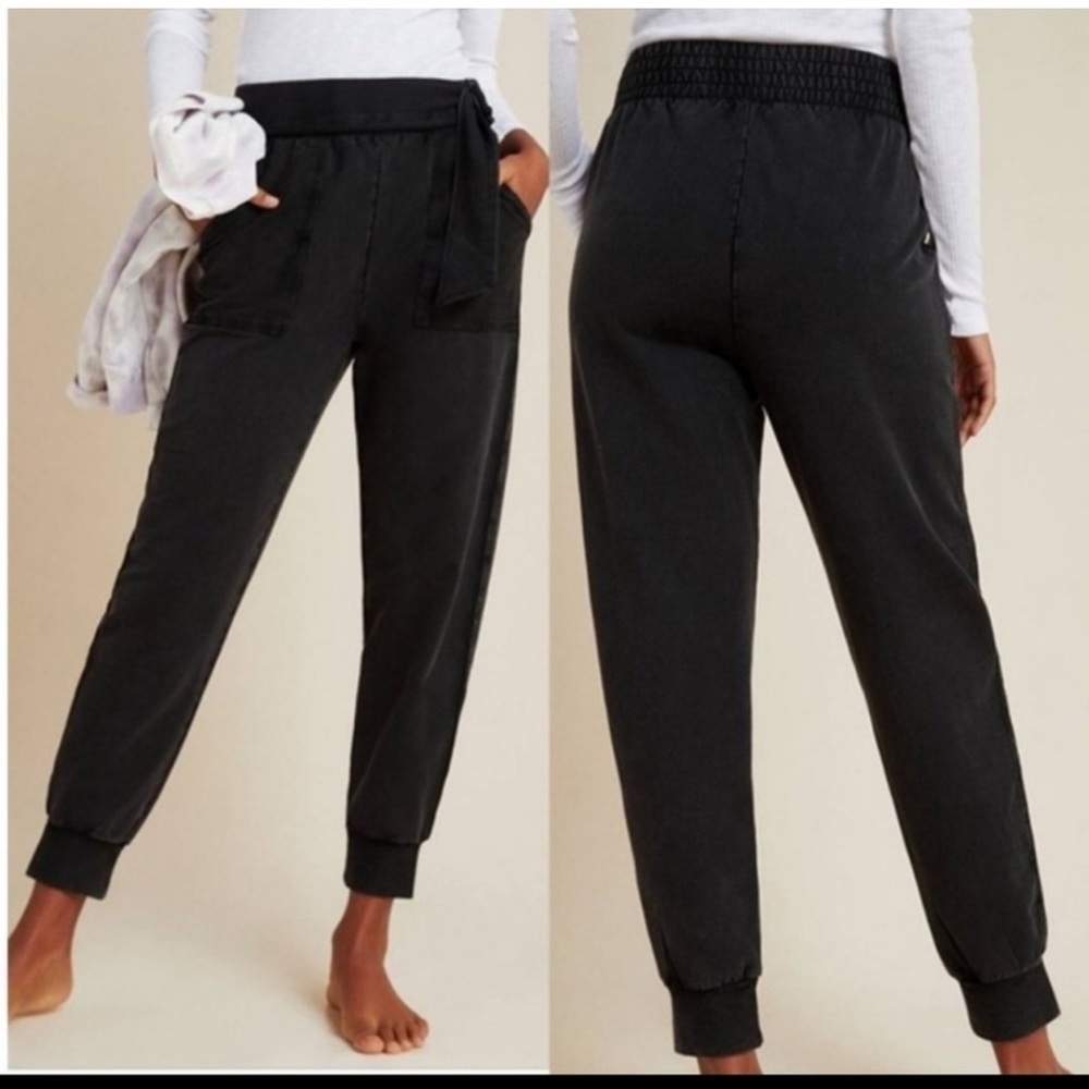 Anthropologie Saturday Sunday Sydney Waisted Joggers in Carbon XS